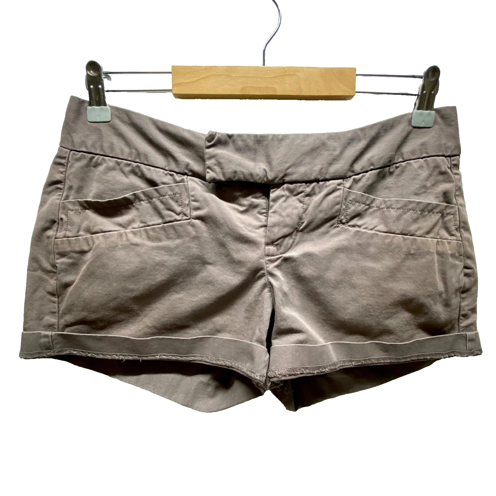 Pantaloncini chino Converse One Star donna taglia 4 grigi con polsini vita media elasticizzati ottime condizioni