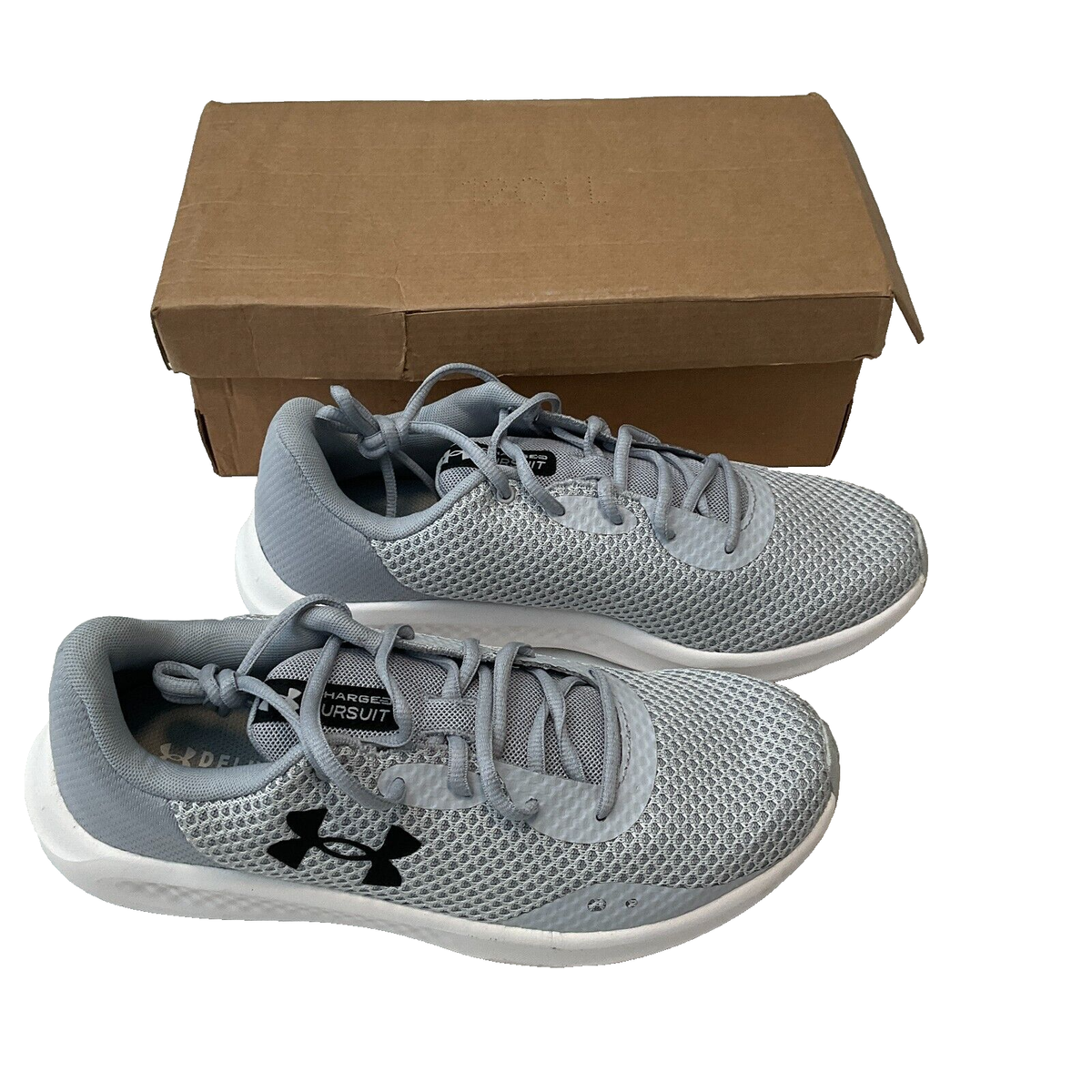 Under Armour Men\'s Light Gray Running Sneakers Size 9 Under Armor Charged Assert Light Gray Men | Mercari main image 4