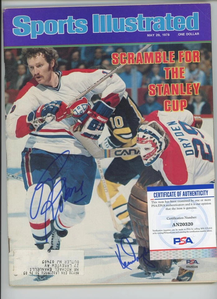 Ken Dryden Larry Robinson Signed Sports Illustrated SI Magazine 5/29/78 PSA/DNA - Image 2 of 2