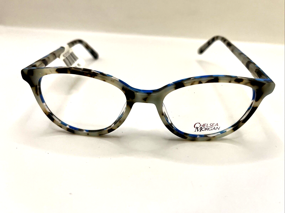 Chelsea Morgan Eyeglasses CM 7002 4817 Designer Frames Only  Brown 48-17-135 Chelsea Morgan Eyeglasses CMM7002 Tortoise Designer Frames  main image 2