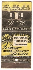 Vint Matchbook INDEPENDENT TRUCKERS INC. ITI IL NE CO