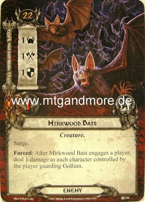 Lord of the Rings LCG  - 2x Mirkwood Bats  #138