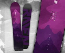 WOMENS' RAVEN "DESTINY" ALL-MOUNTAIN SNOWBOARD - 147CM/57.5" LONG