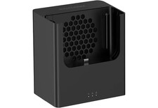 NETGEAR Nighthawk 2-Port Gigabit Ethernet Cradle MD200 Power  Black Cooling Fan