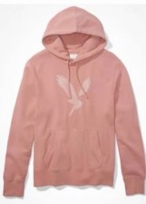 American Eagle Outfitters Super Soft Pink Hoodie Sweatshirt Women's Medium