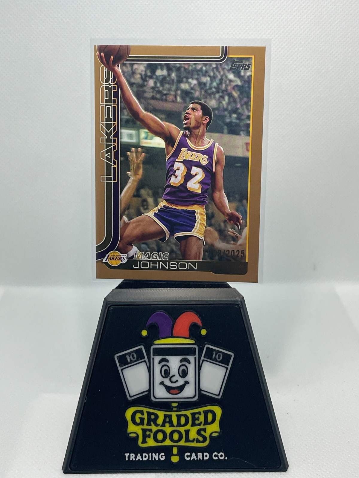 2025-26 Topps #255 - Magic Johnson - Gold /2025 - LA Lakers