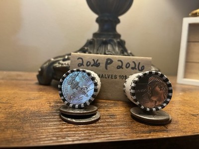 🇺🇸2 Sealed Rolls Of 2026 Semiquincentenial Half Dollars-P (40 Coins, $20 FV)