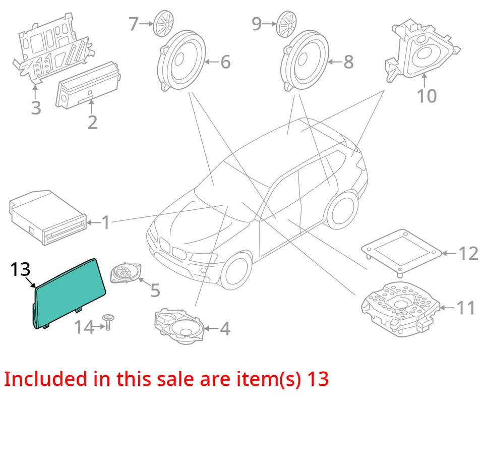 Экран информационного дисплея BMW X4 JGKPS - Изображение 3 из 4