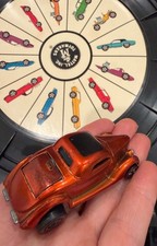 Vintage Hot Wheels Redline Classic 36 Ford Coupe 1968 Mattel Orange Metallic