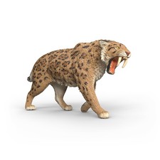 Schleich Dinosaurs - Smilodon Toy Figurine - ...