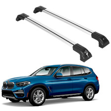 Open Box 220lbs Roof Rack Cross Bars For Bmw X3 G01 2018-2024 - Silver Open Box 220lbs Roof Rack Cross Bars For Bmw X3 G01 2018-2024 - Silver