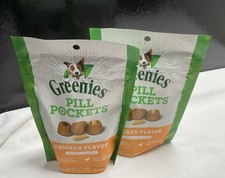 GREENIES Pill Pockets Chicken Flavor Capsule Size - 7.9 oz- 2 Pack