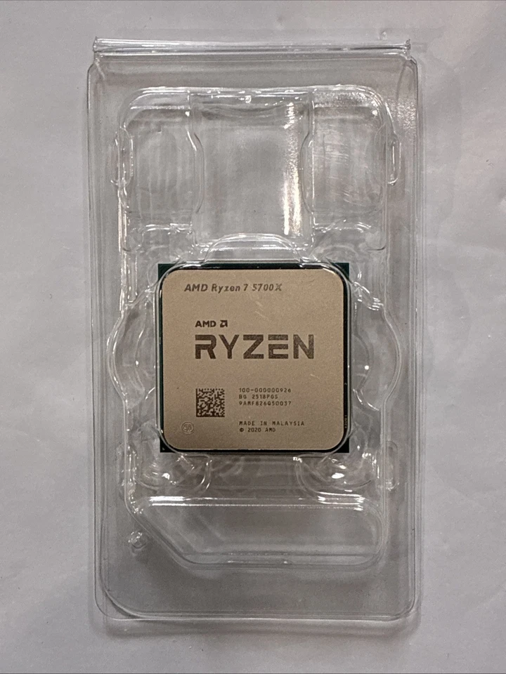 (New) AMD Ryzen 7 5700X 8 Core 16 Thread AM4 Unlocked 3.4 GHz CPU OEM Tray - Image 3 of 4