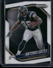 2025 Panini Prizm Black #126 Antonio Gates Prizms Silver