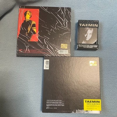 LEE TAEMIN SHINee WANT ALBUM CD Autographed & SIGNED PHOTO K-POP