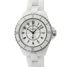 Chanel J12 33mm H5699 33mm Ceramic / Stainless Steel White Wristwatch #SU1059