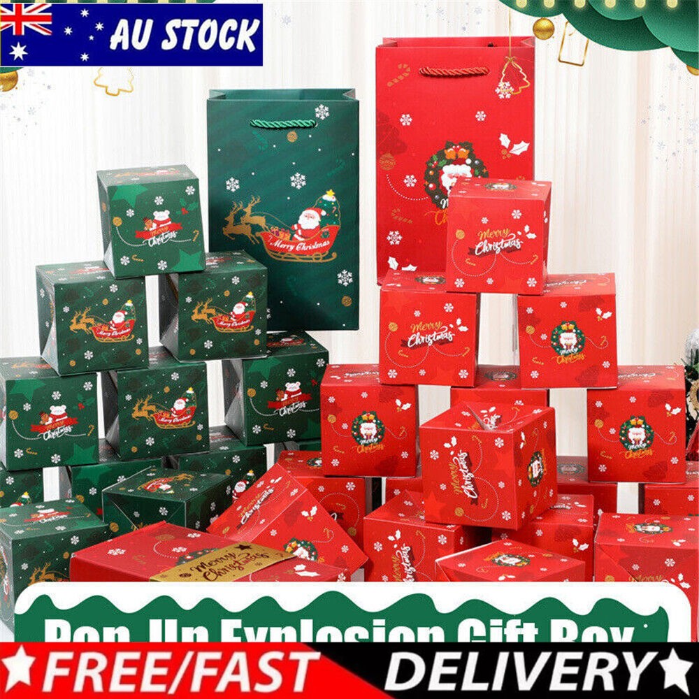 Christmas Surprise Box Explosion Gift Creating The Paper Diy Envelope