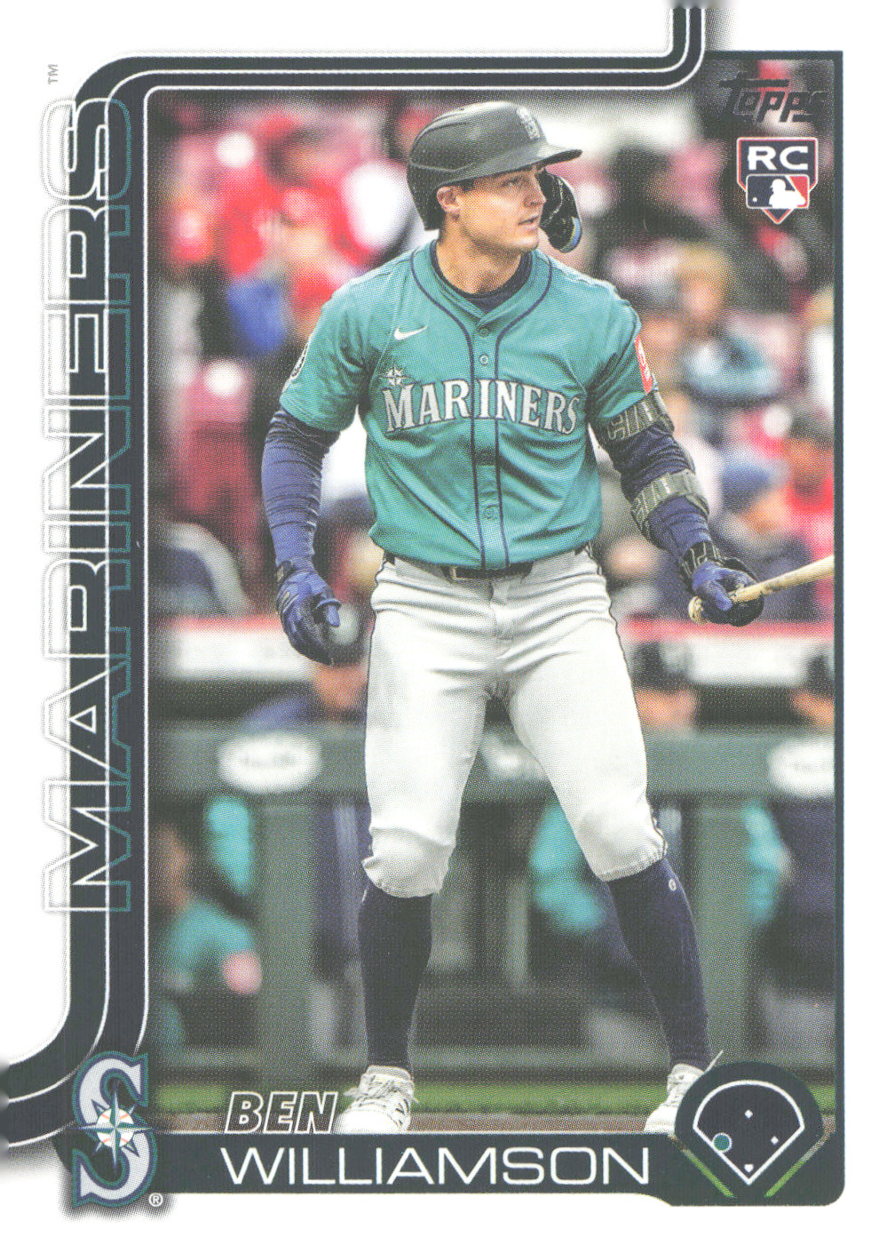2025 Topps Update - #US130 Ben Williamson (RC) Mariners