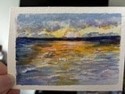 Ocean at Sunrise. Tiny art. Kelly.Ospina — photo 1