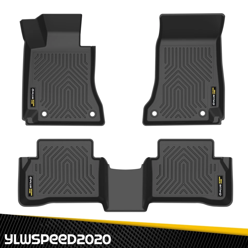 Alfombrillas forros de TPE aptas para todo tipo de clima Mercedes-Benz Clase C 2015-2021 sedán Foto 2 de 4