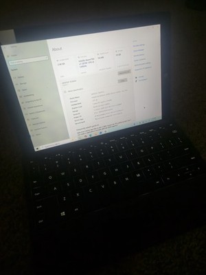 Microsoft Surface 3 Intel Atom 1.6GHZ 2GB RAM 64GB WIN10