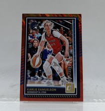 2025 Karlie Samuelson Panini Donruss WNBA Red Lava /399 #50 Minnesota Lynx