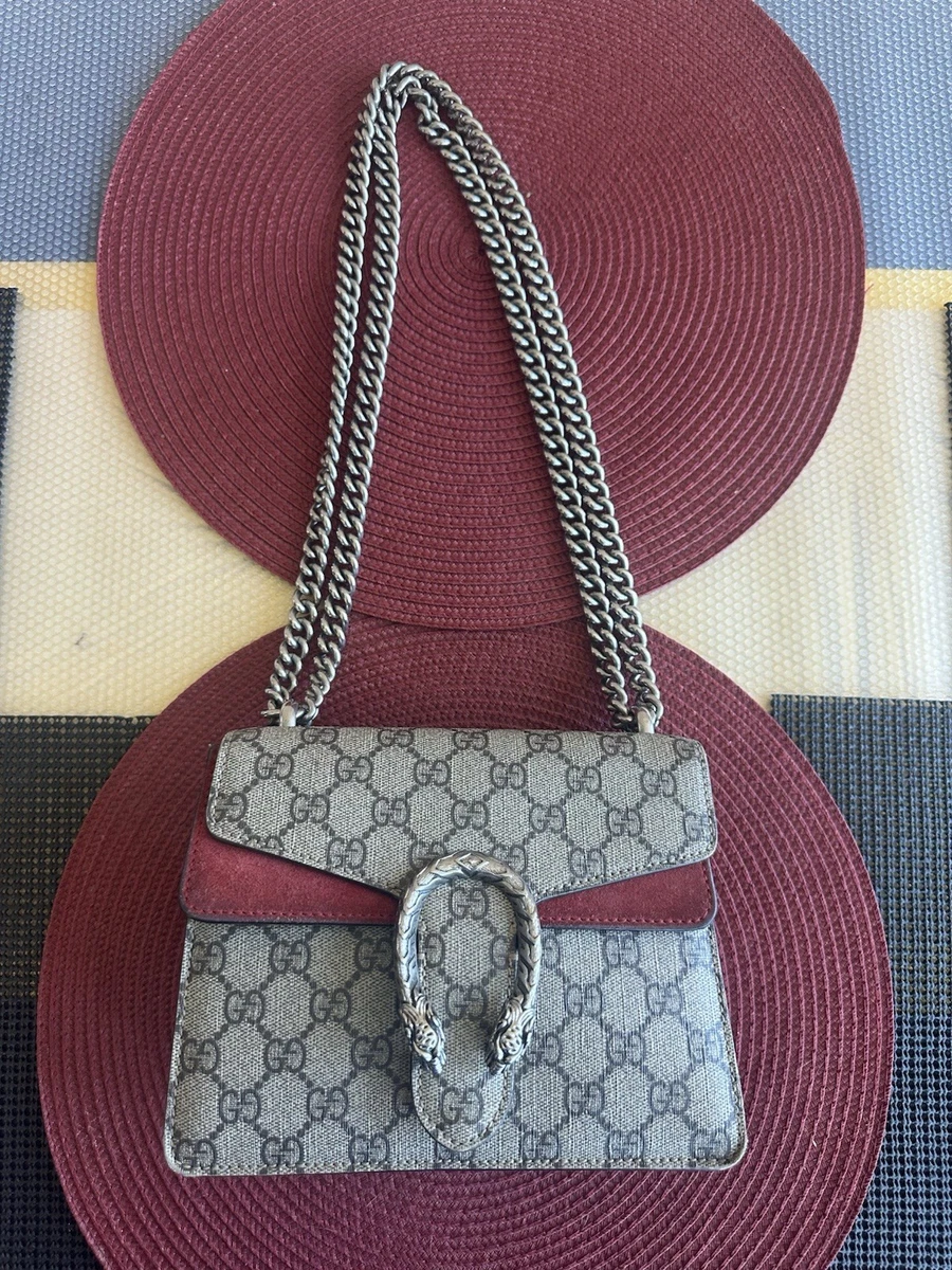 Gucci Suede Exterior Bags & Handbags for Women for sale | eBay