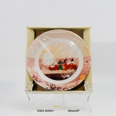 MOOMIN Yamaka Shoten Plate7.7 inches Sunset : US Seller