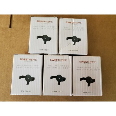 LOT OF 5 Sweet Home Brands SWE2023 Wall Mount For Amazon Echo Dot ALL NEW