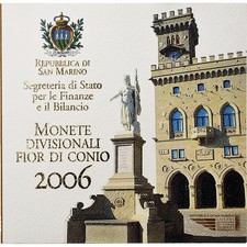 [#869905] San Marino, Set 1 ct. - 5 Euro, Coin card, 2006, Rome, MS