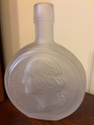 Vintage Wheaton George Washington Commemorative Decanter Frosted Glass Bottle — photo 1