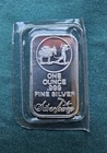 1 oz Silvertowne Prospector .999 Silver Bar In Original Packaging Mirror Finish