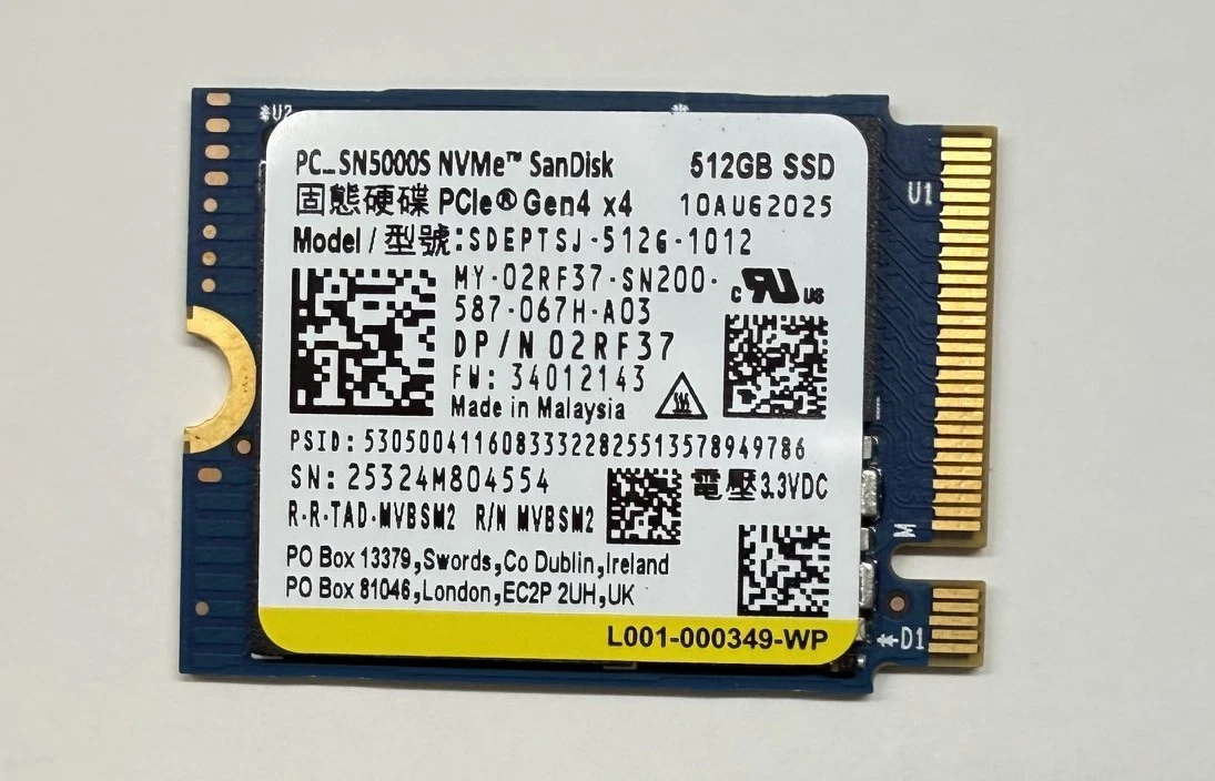 SanDisk M.2 Interface 512 GB Solid State Drives for sale | eBay