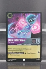 Disney Lorcana Lena Sabrewing - Pure Energy 49/204 Cold Foil Reign of Jafar Unco
