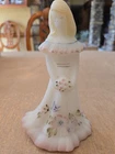 Fenton White Satin Bridesmaid Figurine HP S.  Stephens, Shelley Fenton #3026