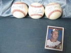 3 Baltimore Orioles sweet spot signed baseballs Cuellar, Buford, Ballard bold RO