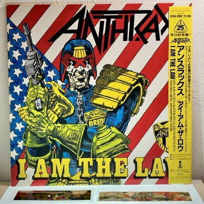 Anthrax - I Am The Law/Maxi-Single 1987 R15D-2062 mit OBI Japan 45 U/min EX/EX