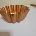 Vintage Copper Tone Fluted Aluminum Jello Mold Cake Pan 3.5 Cup Wall Decor 6.75" — photo 5