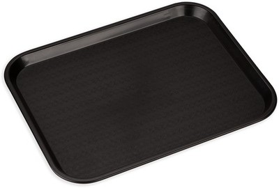 Fast Food Cafeteria Tray 14'' x 18'', Durable Polypropylene with Slip-Resistant...