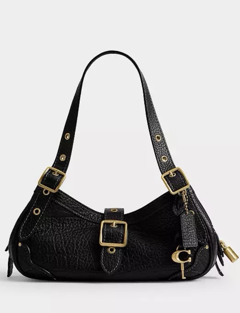 Coach Official Drifter Shoulder Bag 31 CFM45 B4/BK Brass/Black
