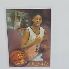 Press Pass 1997 All-American Tracy McGrady Mount Zion A4 Basketball Insert Card