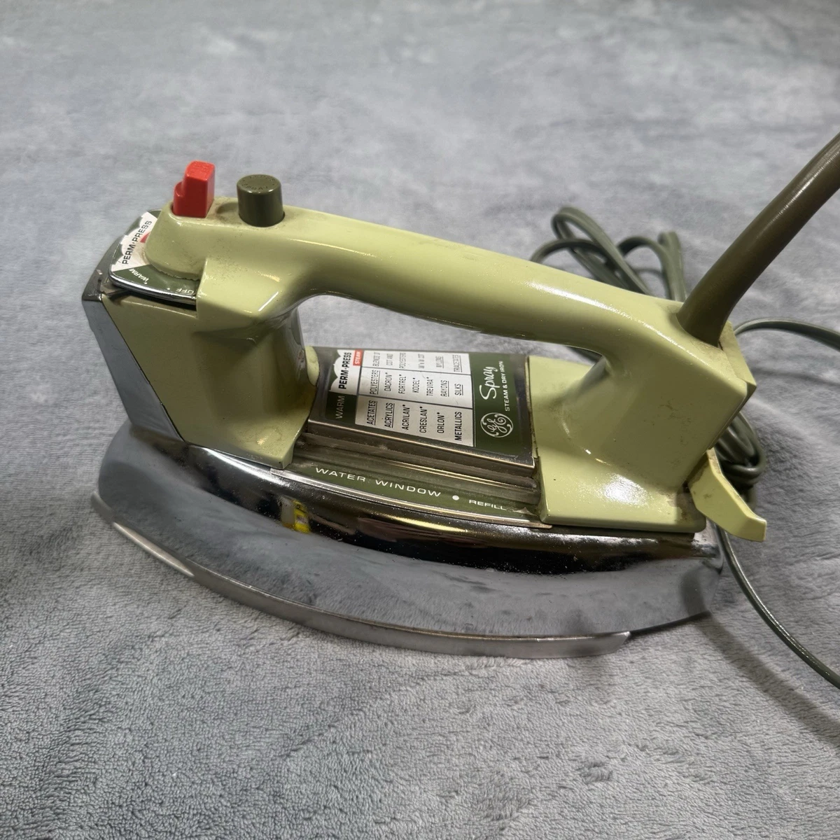 General Electric Steam Iron In Collectible Irons for sale | eBay