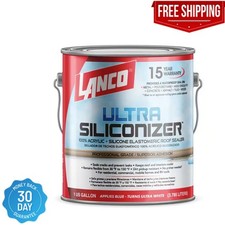 Reflective Roof Coating Ultra Acrylic Siliconizer Mobile Home Trailer Lanco 1Gal