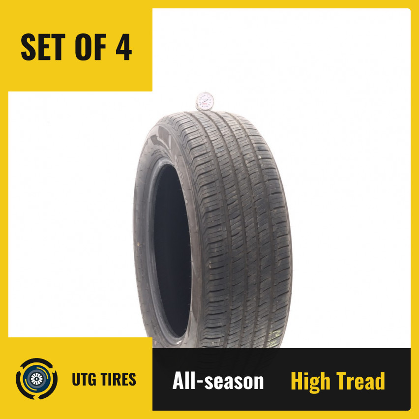 Set of (4) Used 235/60R18 Celimo Salient CS210 107V - 9-9.5/32