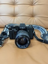 Minolta X-370s 35mm Film Camera Kalimar Zoom Lens Flash Vintage SLR Kit