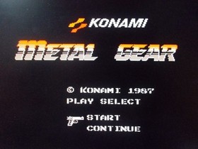 Metal Gear W/Box Manual Famicom FC NES Rare Retro Good Used Game NTSC-J Japan