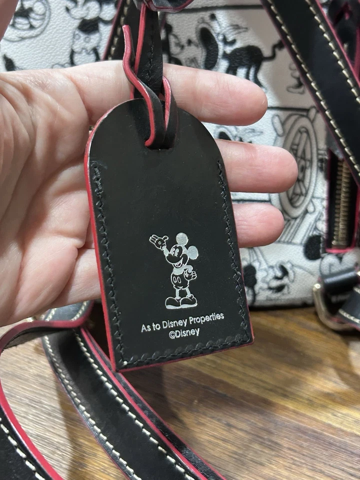 Disney Dooney and Bourke Mickey Mouse in Steamboat Willie Backpack Used - Image 4 of 4