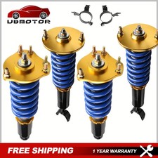 Set 4 Coilover Struts Shock Absorbers For 1992-2001honda Prelude Adjustable