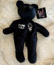 1999 WWF Vintage Attitude Bear Stone Cold Steve Austin Beanie Baby Plush