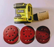 Ryobi 18V 5" Random Orbit Sander PCL406B Tool Only *Recon* w/ 6 PCs of sandpaper